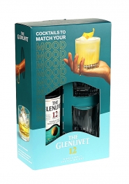 The Glenlivet 12YO Double Oak  0.7L/40% + Szklanki