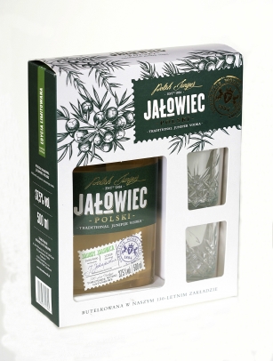 Jałowiec Polski   37,5% / 0.5L + Kieliszki