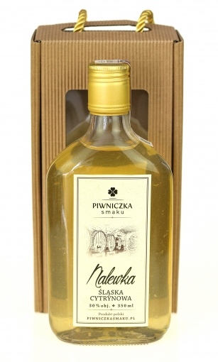 Nalewka Śląska Cytrynowa ''Piwniczka Smaku''  30% / 0,35 l 