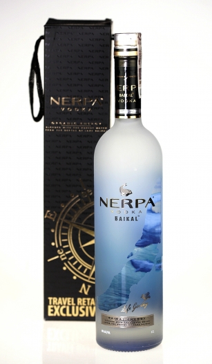 Vodka Nerpa Baikal 40% - 0,7L  + kartonik