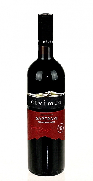 Civimta Saperavi Red Medium Sweet 0,75L - wino czerwone