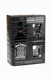 Whiskey Jack Daniel's 0,7 l + 2 szklanki