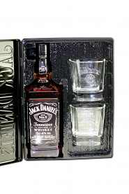 Whiskey Jack Daniel's 0,7L puszka + 2 szklanki