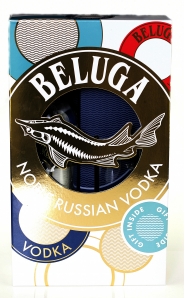 Beluga Noble Russian Vodka 0,7L + Szklanka