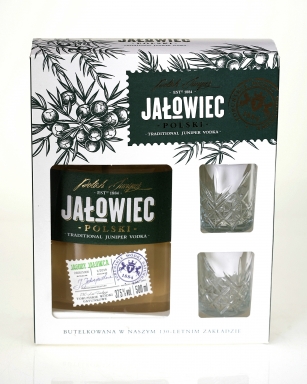 Jałowiec Polski   37,5% / 0.5L + Kieliszki