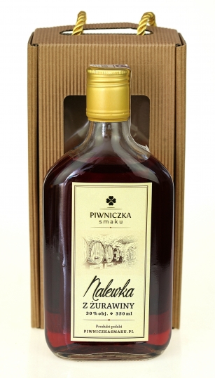 Nalewka z Żurawiny ''Piwniczka Smaku''    30% / 350 ml 