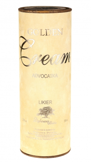 Likier Golden Cream Advocatka 0,7 l + Tuba