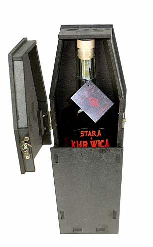 Wódka Stara Kurnwica Trumna 40% 0,5l ? Oryginalna Butelka na Prezent