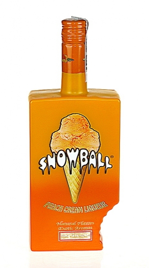 Snowball Peach Cream Liqueur 0,7L 16,5% - likier brzoskwiniowy