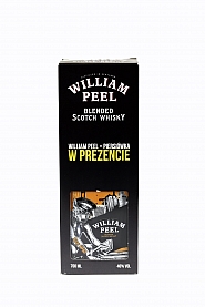 Whisky William Peel 0,7 l + piersiówka